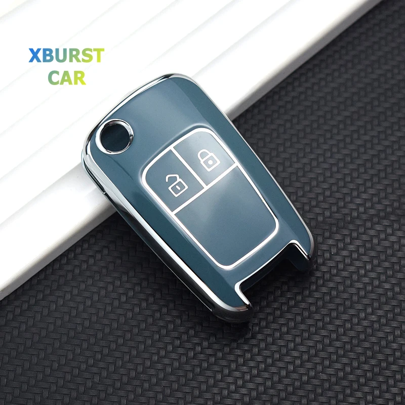 Auto Shell Fob Holder For Opel Vauxhall Astra J Corsa D E Zafira Mokka For Chevrolet Cruze Malibu TPU Car Smart Key Case Cover