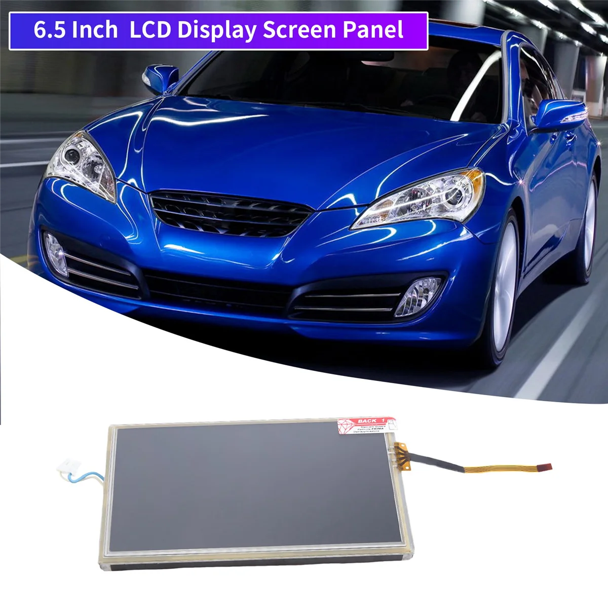 6.5 Inch LTA065B1D3F LCD Display with 4-Wire Touch Screen Panel for Hyundai Kia Car Auto Parts