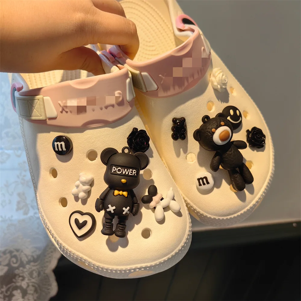 Kid Shoe New Three-dimensional Cartoon Accessories Shoe Flower Set Detachable Slipper Accessories Brand DIY Buckle Access