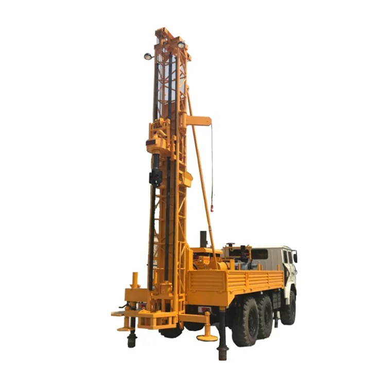 New 350m 20m 180m Truck-Mounted Water Well Drilling Rig / Drilling Machinewith Mud Pump or Air Compressor Free After-sales