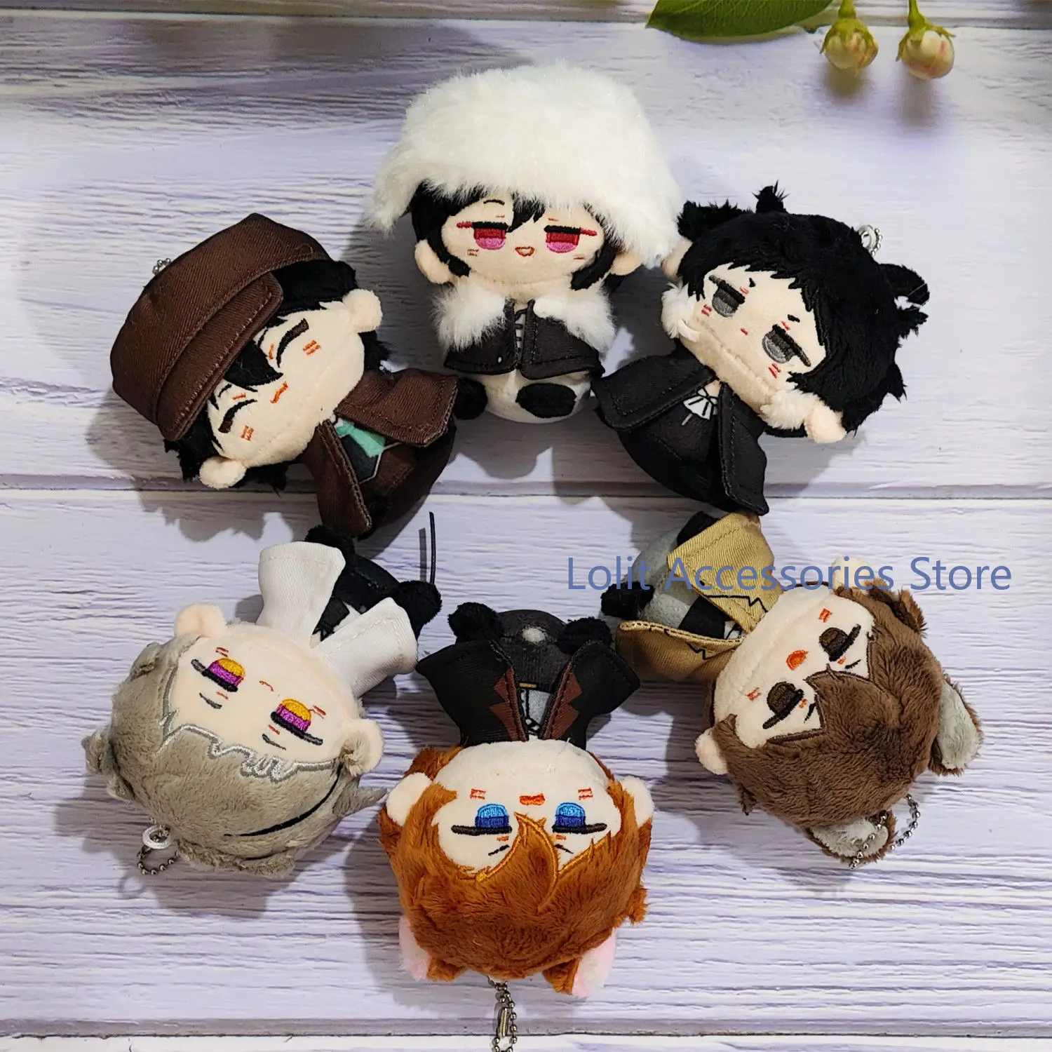 Anime Nakahara Chuuya Dazai Osamu Akutagawa Ryunosuke Nakajima Atsushi Fyodor D Skirt Clothes Plushie Pendant Backpack Keychain