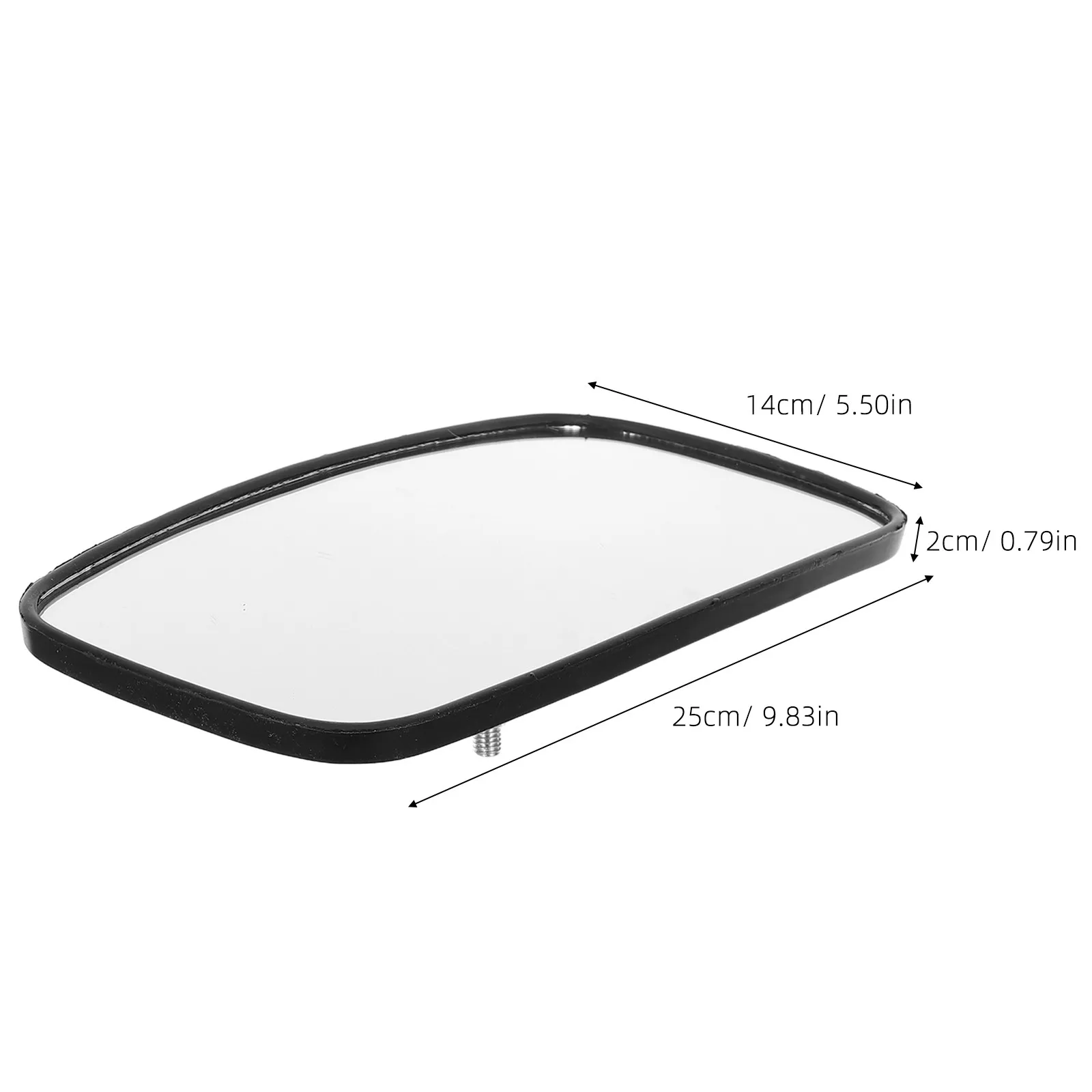 Forklift Rearview Mirror 10 Inch Adjustable Wide Angle Convex Glass Truck Safety Back Mirror Heavy Duty Blind Spot Monitor view 2