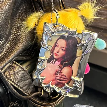 Držák na fotokarty s galvanickým pokovením, rámeček na fotokarty Kpop, stojan na idolové fotografie Kpop, chránič fotokarty, úložný box, balení 12 nejlepší prodej Displej Samsung S4 Mini - №11