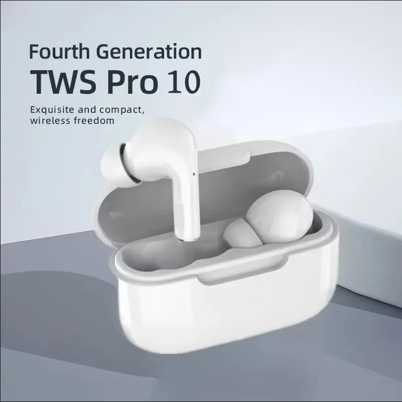 PRO10 Original Wireless Earphones Dual in Ear Headphones Ultra Long Standby Running Bass Sport Earburds Music Headset with Mic