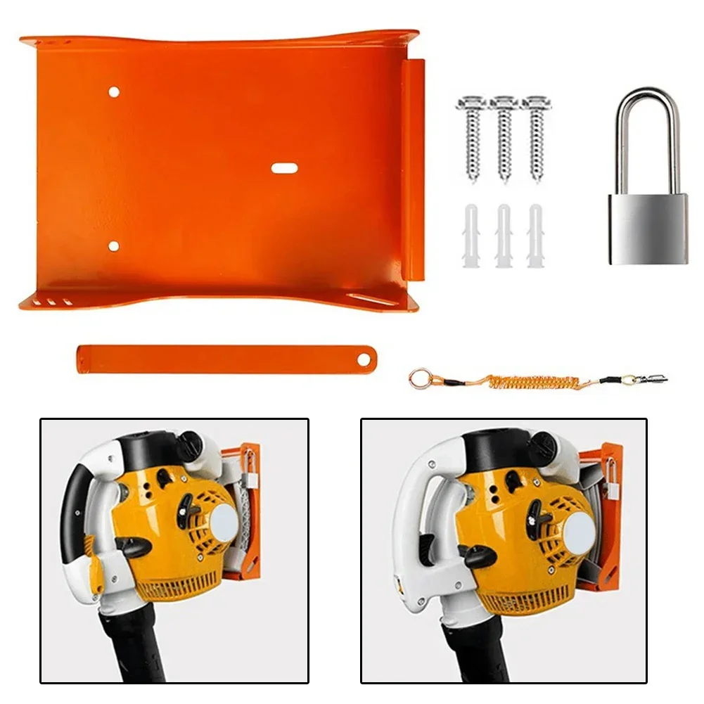 Blower Holder For BG50 Blower Rack Outdoor Use Garage Organization Crafted From Metal Material Long-lasting Performance