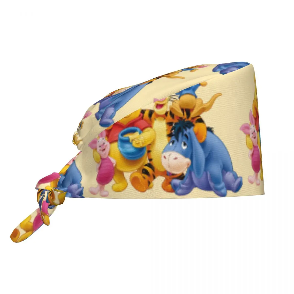 Winnie The Pooh-gorras para colgar en globos, gorros de belleza para mascotas, gorro quirúrgico veterinario para mujeres, agencia de cuidado de mascotas, gorros de trabajo médico veterinario