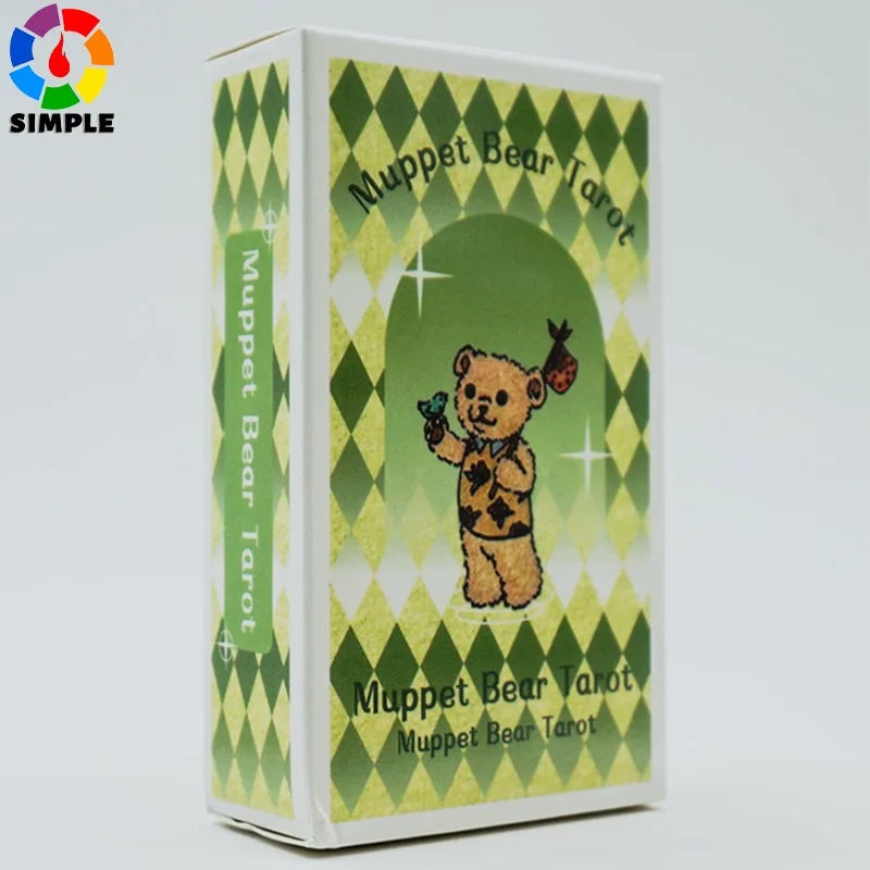 

Колода Таро Muppet Bear 78, колода Таро для карт, высококачественная настольная игра для начинающих, забавная игра для гадания