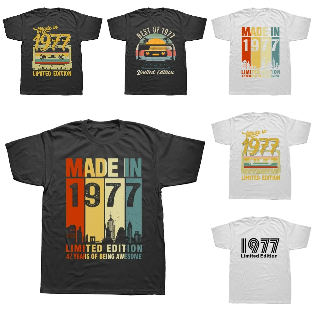 Camiseta Retro Original clásica hecha en 1983 de 41 años para hombre, Idea de regalo para días de padre, camiseta clásica, camisetas informales de talla grande