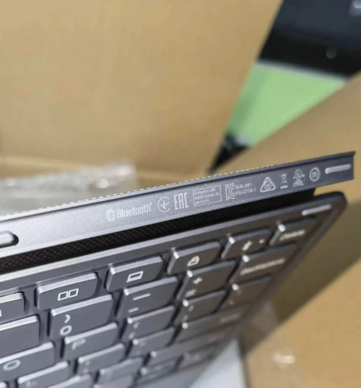 Imagem -04 - Teclado Original Tb-q706f para Lenovo Tab P12 Pro 12.6 Polegadas Tablet Teclado Magnético Base Cinza Eua 100 Teste ok Novo