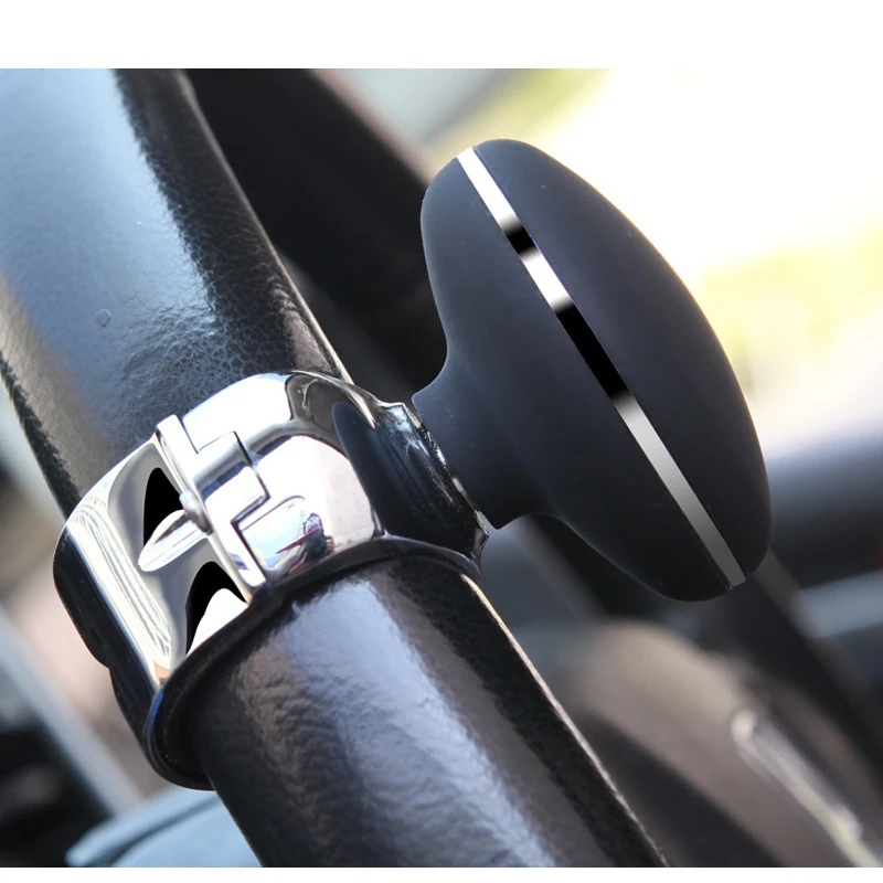 Steering Wheel Booster Ball Knob Universal Wheel Car Booster Iron Clip Steering Power Handle Auto Parts Suitable for Cars Trucks