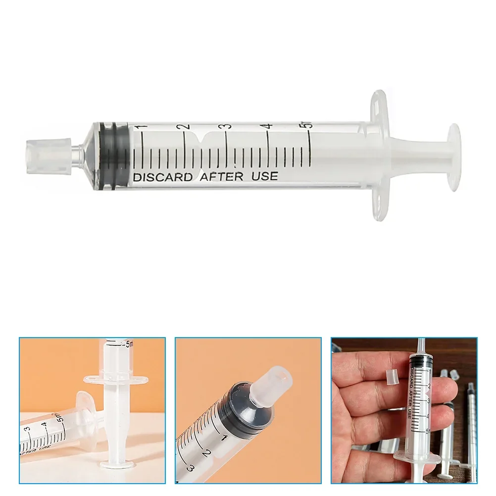 5 /10ml 1/10pcs No Needle Premium Material Tight-seal Syringe Perfume Dispenser Clear Scale Travel Jeringas De 10ml Plastic with