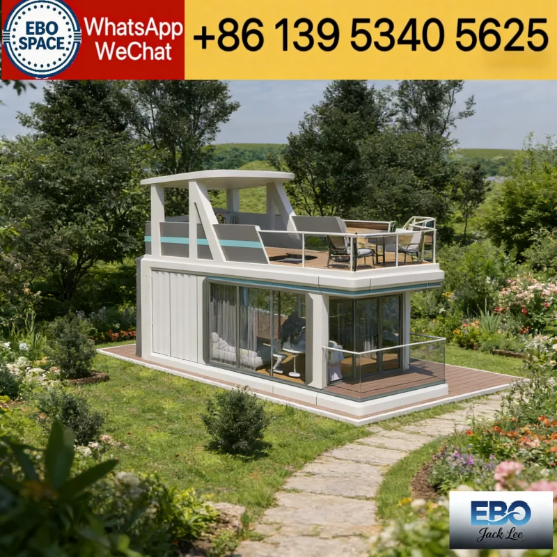 Modern Prefab Expandable Container House Quick Install System Ideal for Office Housing and Temporary Living Spaces