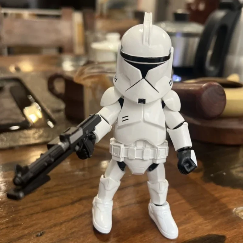 Figura DE ACCIÓN DE Herocross Star Wars Para Niños, juguete de 14cm, versión Q, Stormtroopers, Stormtrooper Imperial, regalo