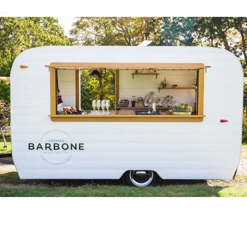 

High Quality Mobile Cater Fast Coffee Airstream Food Trailer Truck with Pizza Oven Vintage for Sale in Usa