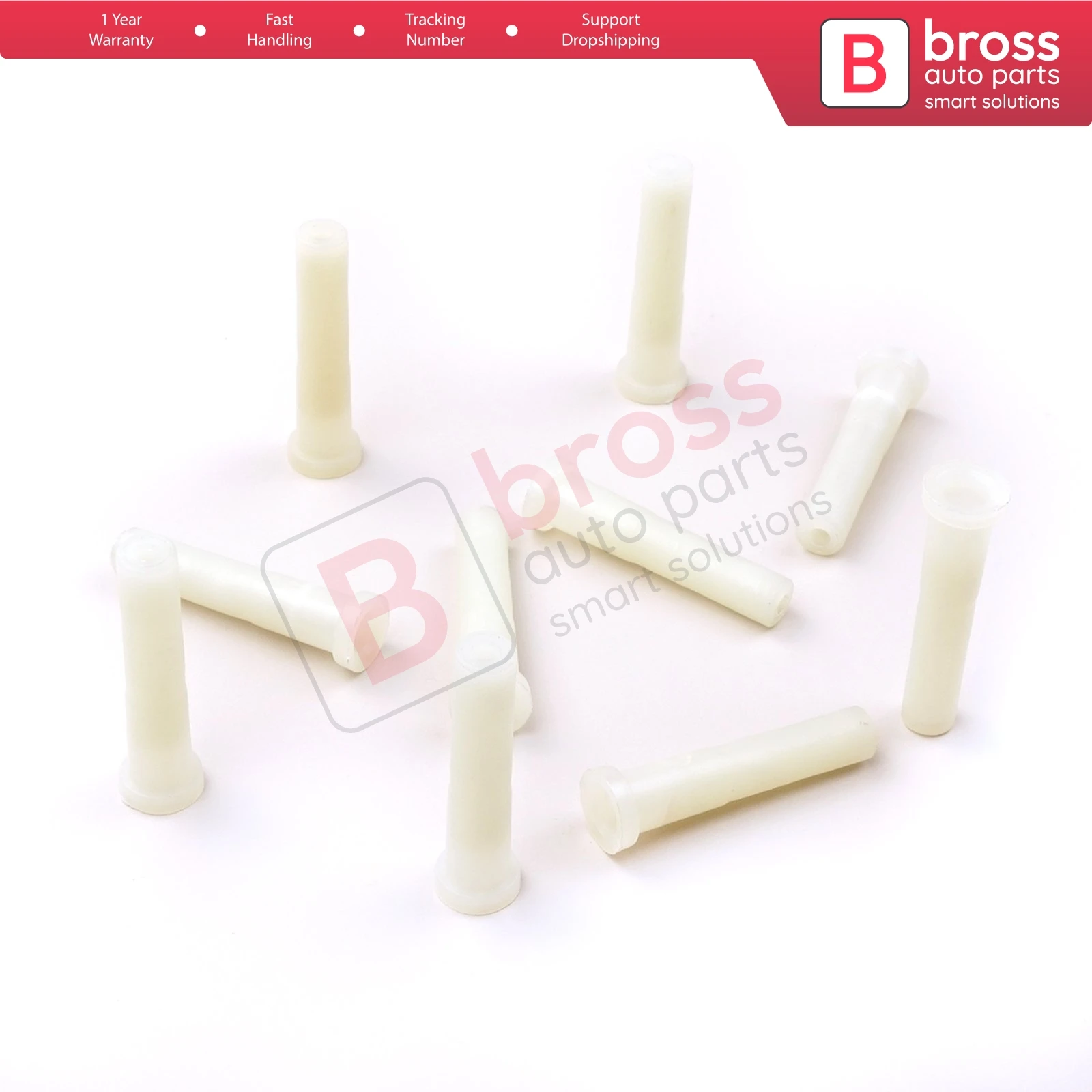 

Bross Auto Parts BCP036 10 Pieces Cable End Rope Dowel for Window Regulator Winder Mechanism Type BCP036 Fast Handling