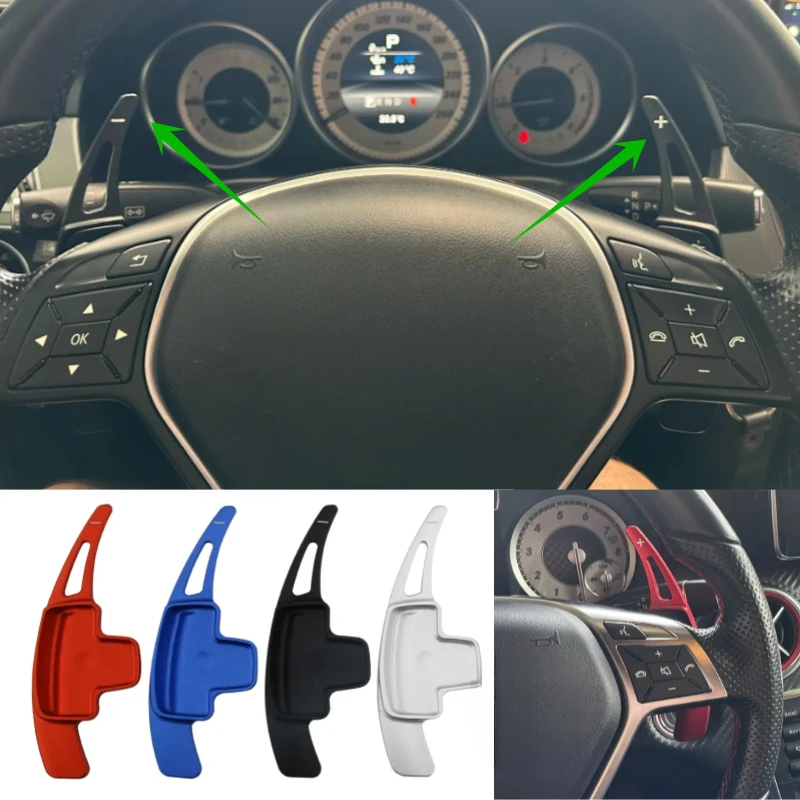 

Paddle Shifter For Mercedes-Benz A Class A180 A200 A220 A250 W176 2013-2015 Aluminum Alloy Car Steering Wheel Shift Paddle 2PCS