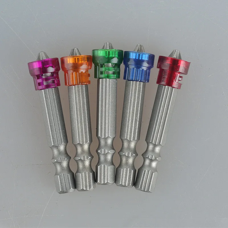 Magnetic Screwdriver Bit PH2 Cross-head 1/4 Inch Hex Shank Screwdriver Holder Ring for House Working Electric Screwdriver Kit