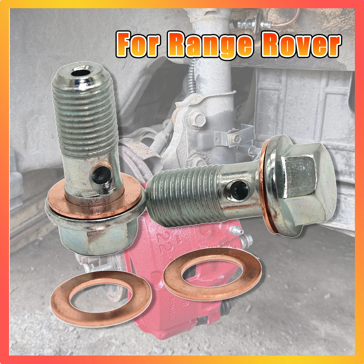 

Left Right Rear Caliper Hose Lines Banjo Fittings Bolts Copper Sealing Crush Washers Kit For Range Rover Sport L320 Evoque L538