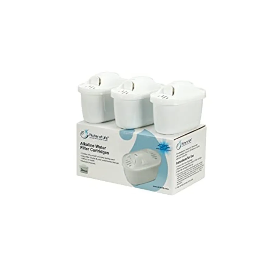 

Pitcher of Life Alkaline Pitcher Replacement Water Filters - by s Pack of 3