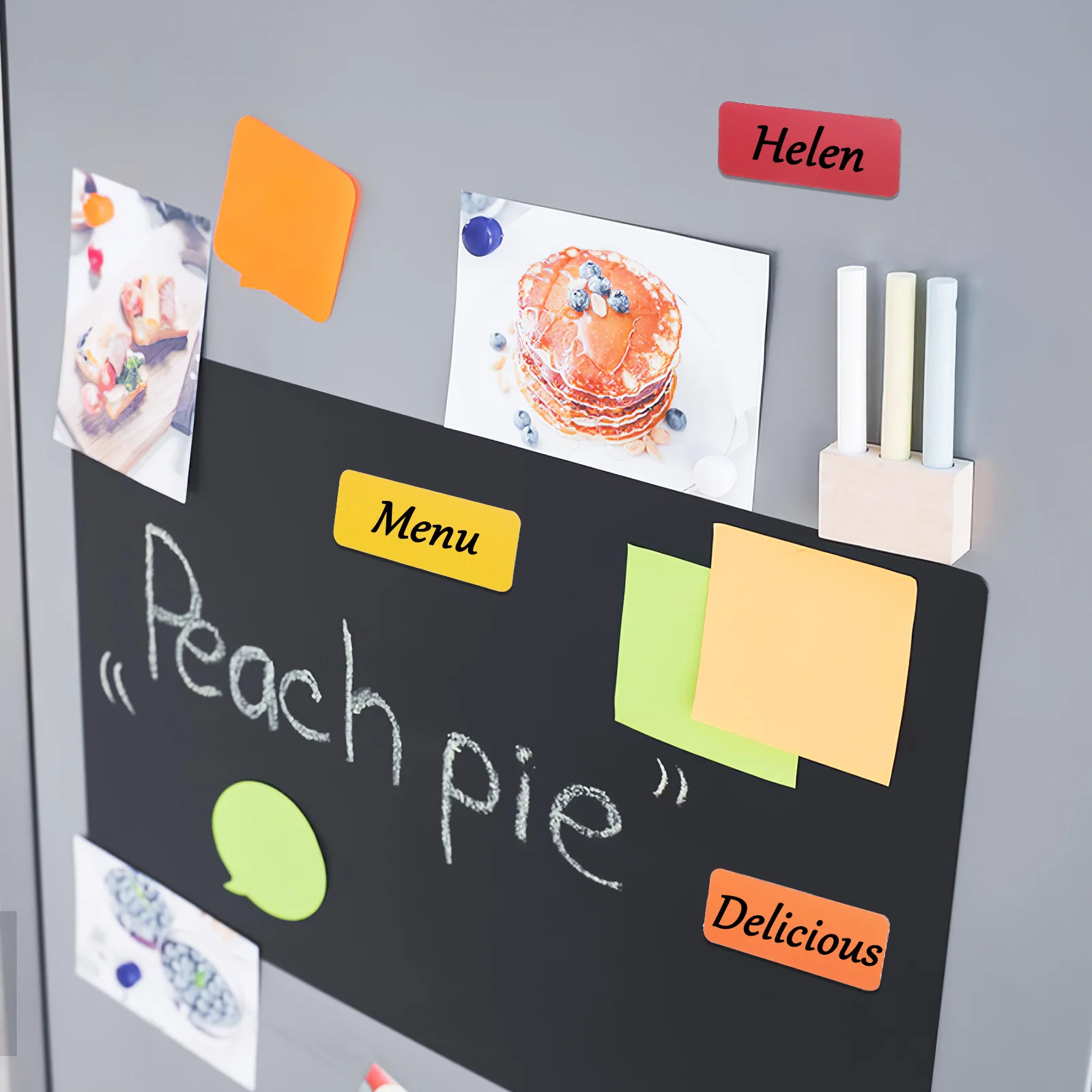 54 قطعة من علامات الأسماء القابلة للكتابة، ملصقات قابلة لإعادة الاستخدام للمسح الجاف المغناطيسي لخزانة الخزانة والسبورة البيضاء وتنظيم المعدنية للثلاجة