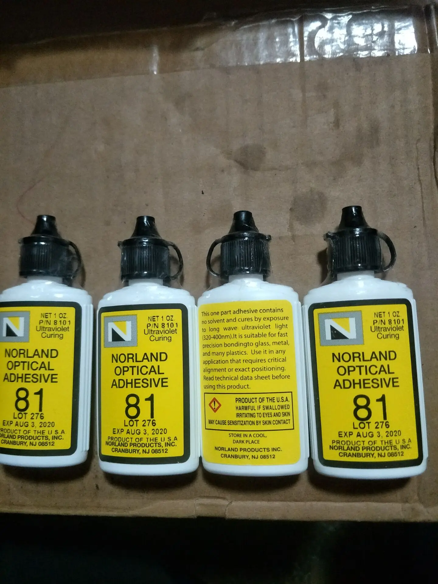 

Nolan optical for glue 81 photosensitive for glue NOA81