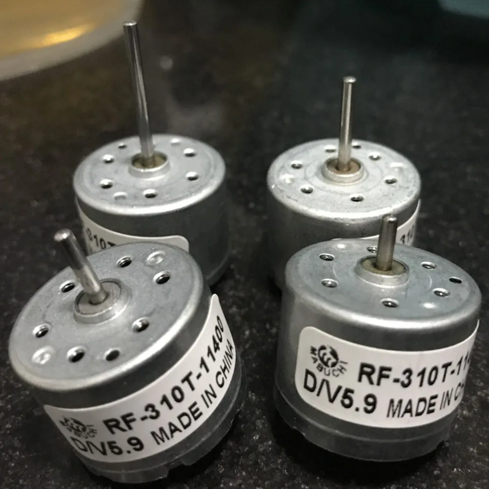 Micro DC Motor RF-310T-11400 DC 3V 5.9V 6V 6400 RPM DC Motor 6mm/10mm/15mm/22mm Long Shaft DIY Mini Fan Motor