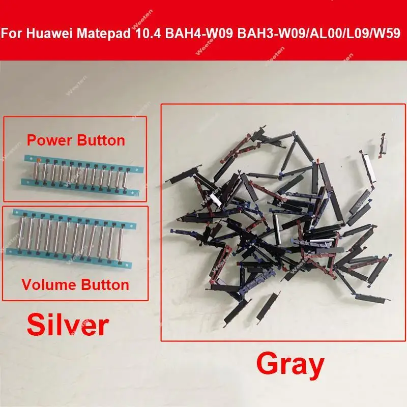 Power Button For Huawei Matepad 10.4 BAH4-W09 BAH3-W09 BAH3-AL00 BAH3-L09 BAH3-W59 On OFF Power Volume Up Down Side Button Key