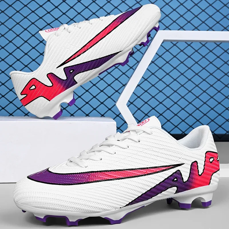 

New Men Soccer Shoes Outdoor Training Non-Slip Sport Football Boots Match Ultralight Professional TF/FG Sneakers Turf Futsal