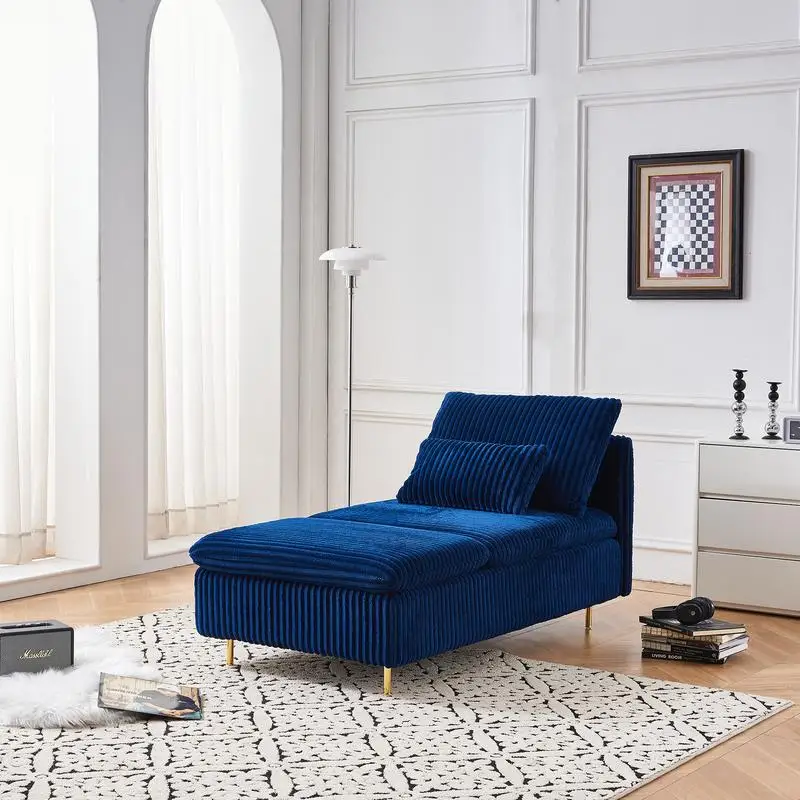 Modern Corduroy Armchair for Small Spaces, Stylish & Cozy Sofa Chair for Living Room, Dorm, or Study, Perfect for Apartments