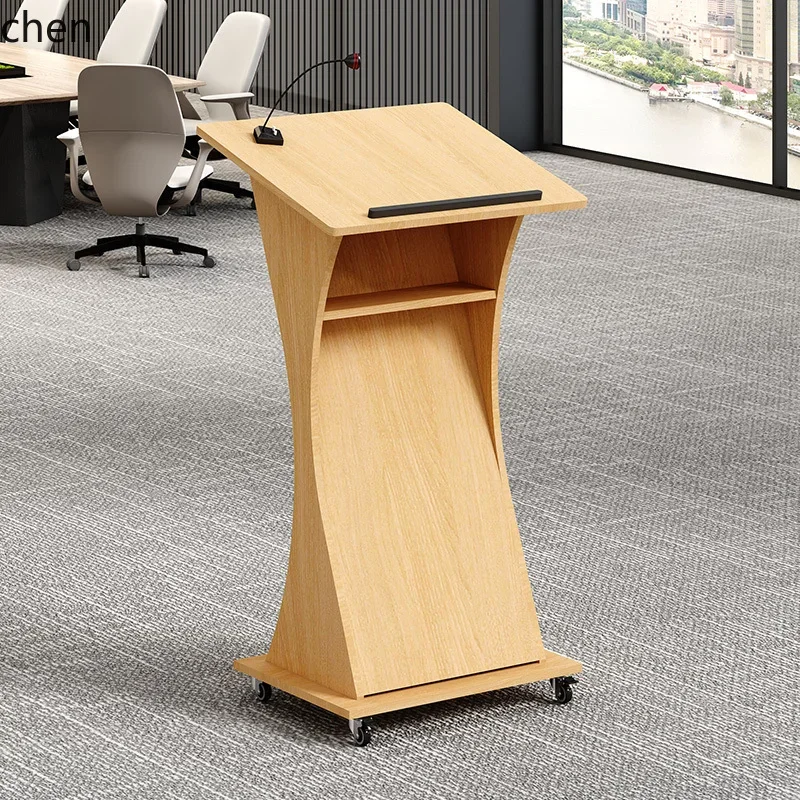 

D16- Lecture Podium Speaking Podium Welcome Reception Desk Host Classroom Lecture Table