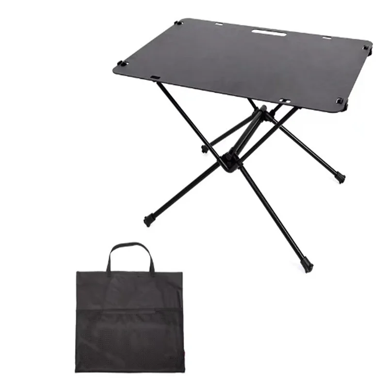 

Outdoor Portable Folding Camping Table Lightweight Tactical Board for Self-Driving Trips Picnic Aluminum Alloy Small BBQ Table