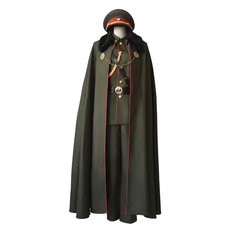 Green Chinese Warlord Costume For Men Ancient military Photography Clothing Commander In Chief Carnival Halloween Cosplay