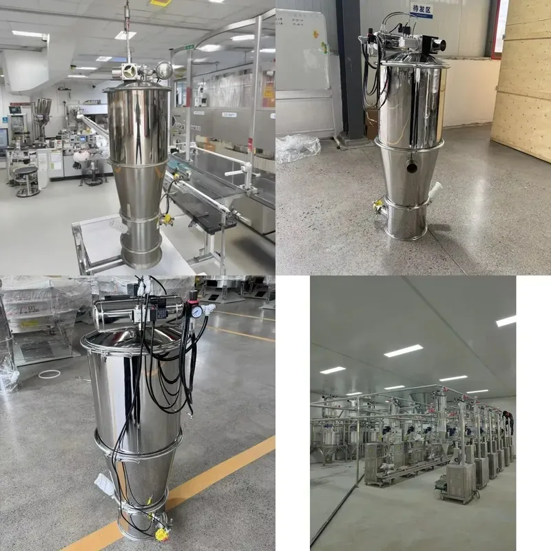 SJProfessional Pneumatic Vacuum Conveying System Automatic Vacuum Feeder for Food Processing Milk Powder Spices