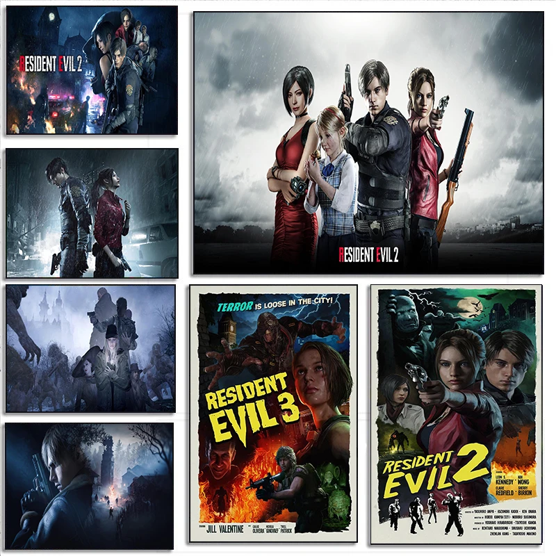 Board Game Resident Evil - Classic Hot Video Game Action Gunfight