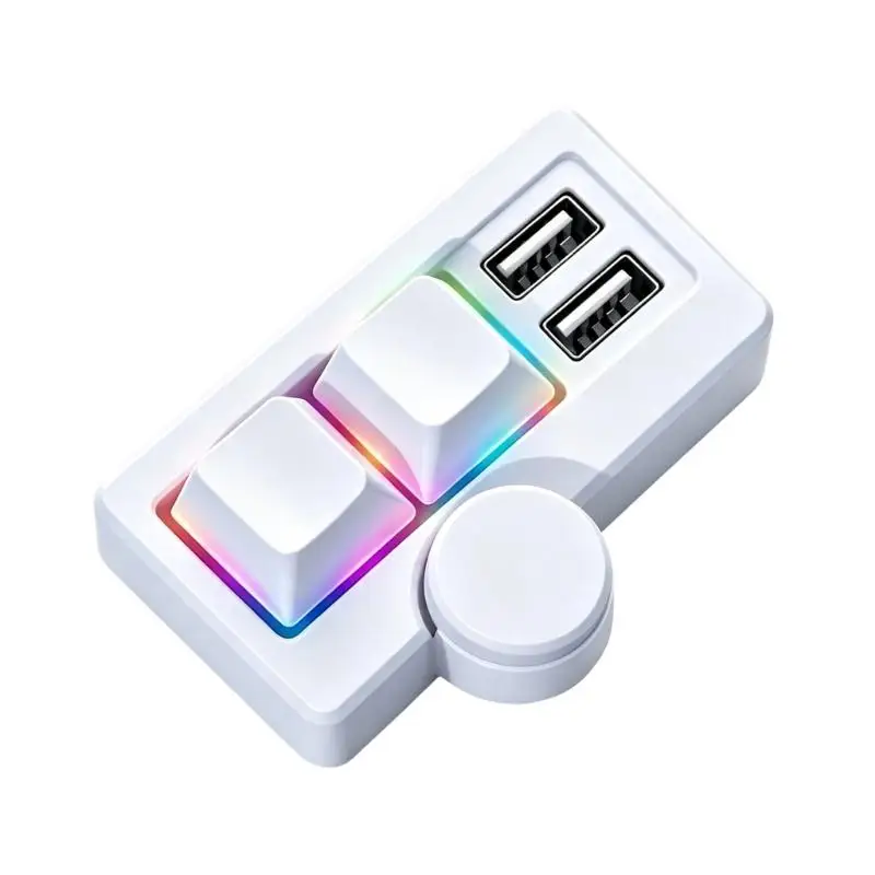 R53C 3 USB Mechanical Control Command Pad with Knob for Editing and Play