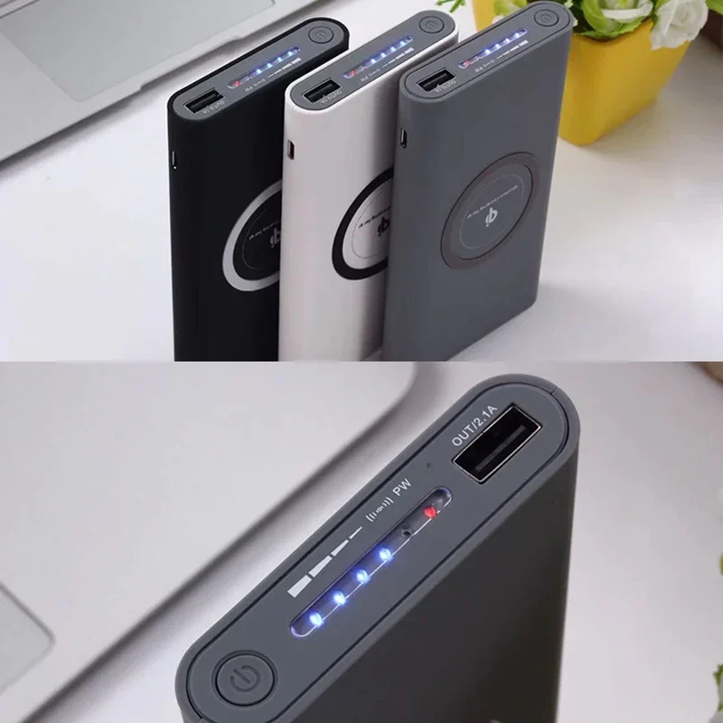 Lenovo  200000mAh Power Bank Two-Way Wireless Fast Charge Powerbank Portable Charger Type-C External Battery For iPhone Samsung