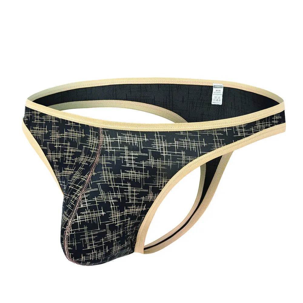 ZONBAILON Men's Thong Soft G-Strings Underwear Low Rise Bikini