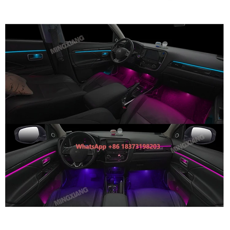 

Для Mitsubishi Outlander 2016-2020 окружающее освещение, система автоматического освещения, внутренняя атмосфера, светодиодный светильник, разные цвета