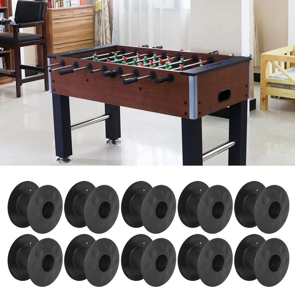 10 paia di boccole per biliardino da tavolo aste per cuscinetti per calcio balilla Foosball accessori per giochi divertenti