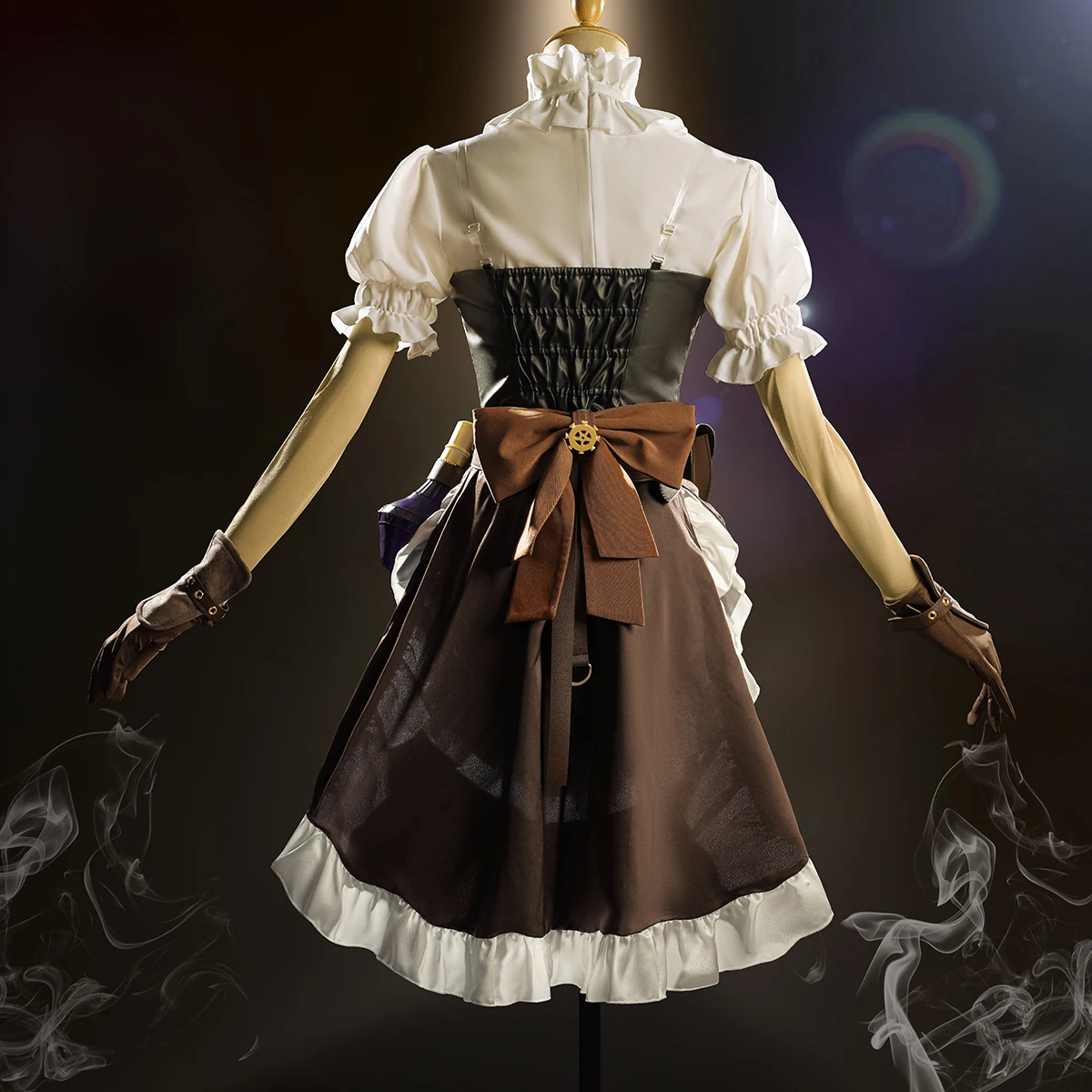 COS-KiKi Anime ta.com V Vera Nair nouilles umer Jeu imbibé Cosplay Costume Élégant Uniforme Halloween Party Outfit Femmes S-XXL