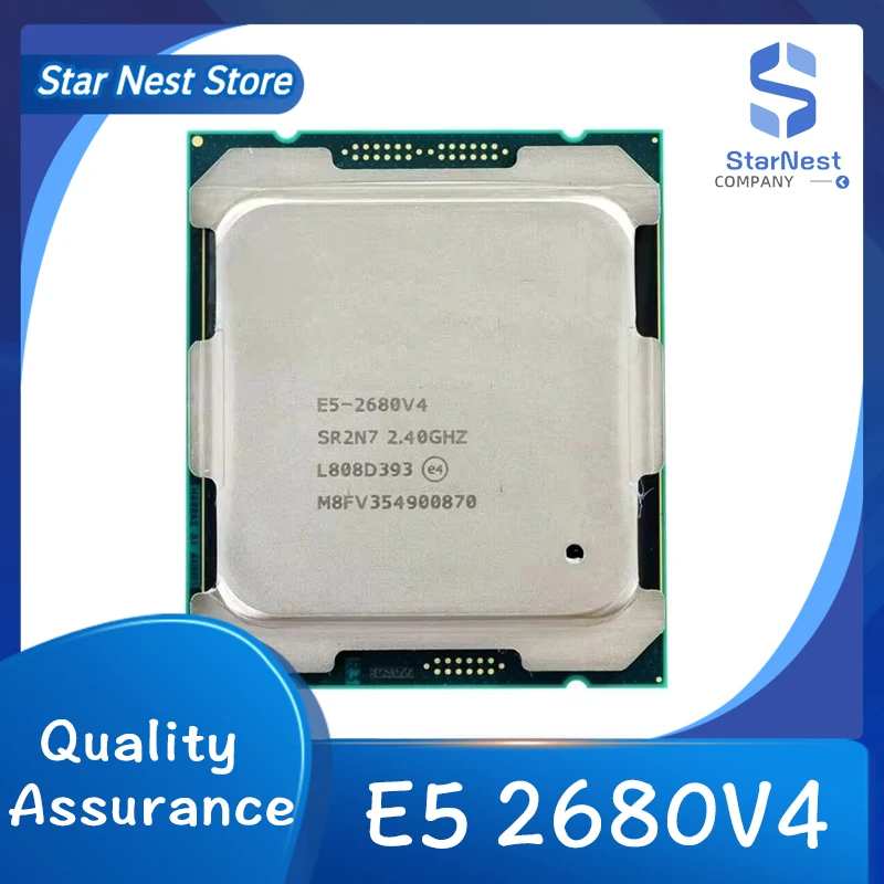 Xeon E5 2680 V4 2680V4 CPU 2.4GHz 14 cores 120W LGA 2011-3 Processor