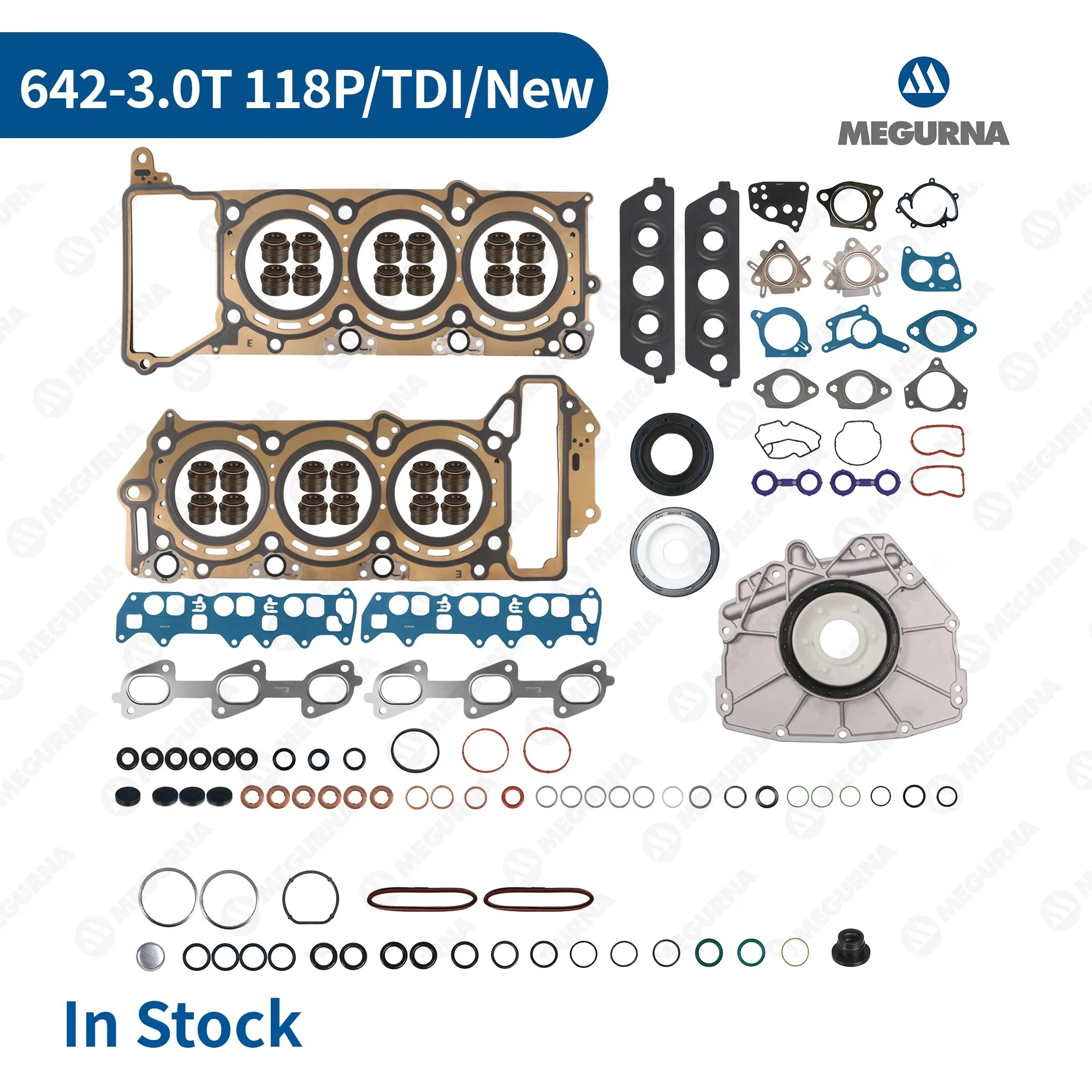 

Engine Rebuild Overhaul Kit Full Cylinder Head Gasket Seal Set for Mercedes Benz OM642 3.0T TDI GLE W166 GLS X166 GL,G,M Class