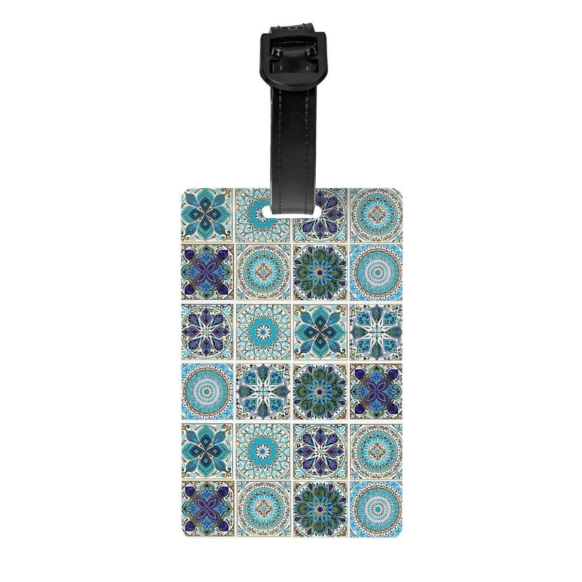 

Изготовленная на заказ марокканская мандала, плитка, багажная бирка, защита конфиденциальности, багажные бирки, дорожные сумки, этикетки для чемодана