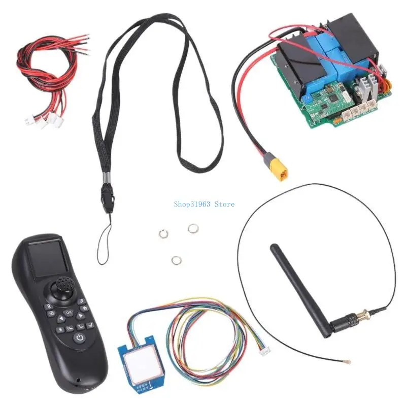 جهاز إرسال L4MA مريح بيد واحدة بنقرة واحدة للتحكم عن بعد لسحب الحرف اليدوية وعمر بطارية طويل وجهاز استقبال قوي #1