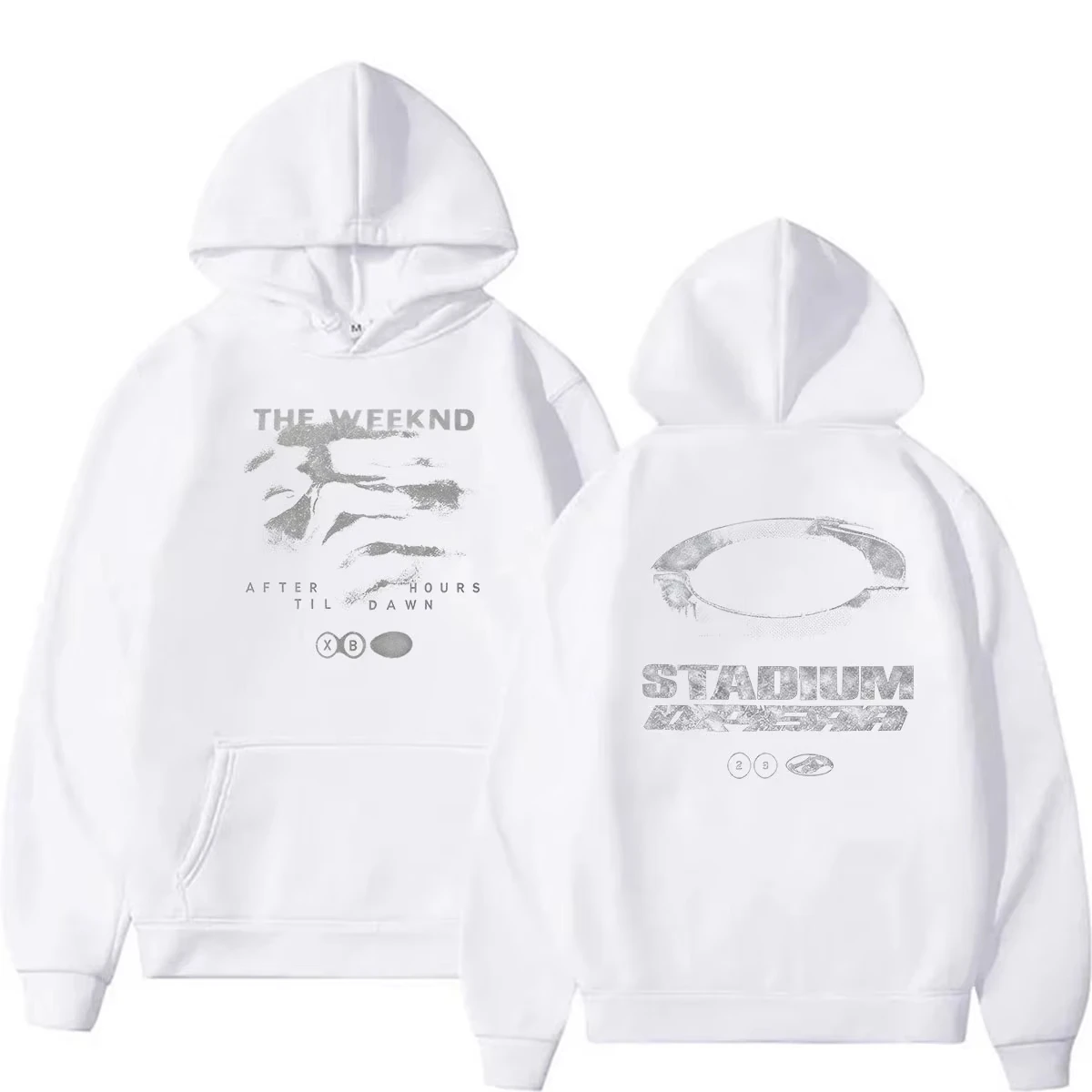 The Weeknd Hoodie für Männer und Frauen, Baumwolle, Grafikdruck, Langarm, Oversized, Gothic Streetwear Sweatshirt 2026, Lässiger Bestseller