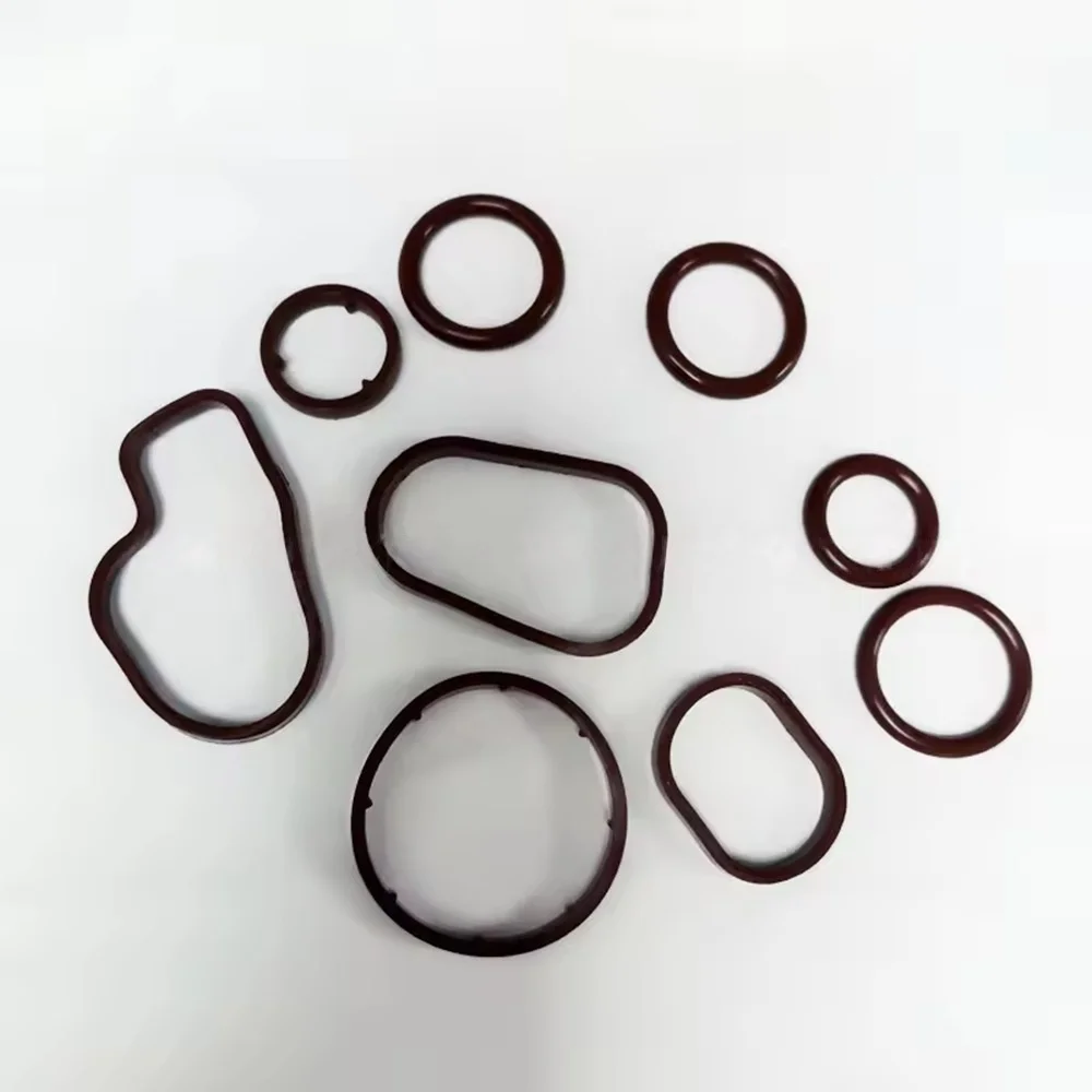 OM651 Engine oil cooler gasket For MERCEDES-BENZ 2.2L 2.2 L T L4 Diesel 06-21 6511800665 W176 W204 W205 X117 W212 X253 W447 W639 view 3