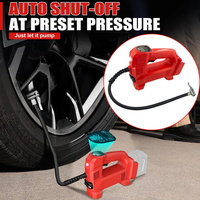 For Milwaukee 18V Battery 150PSI Cordless Portable Auto Air Pump Tire Inflator with Digital Pressure Gauge for Car Motorcycles