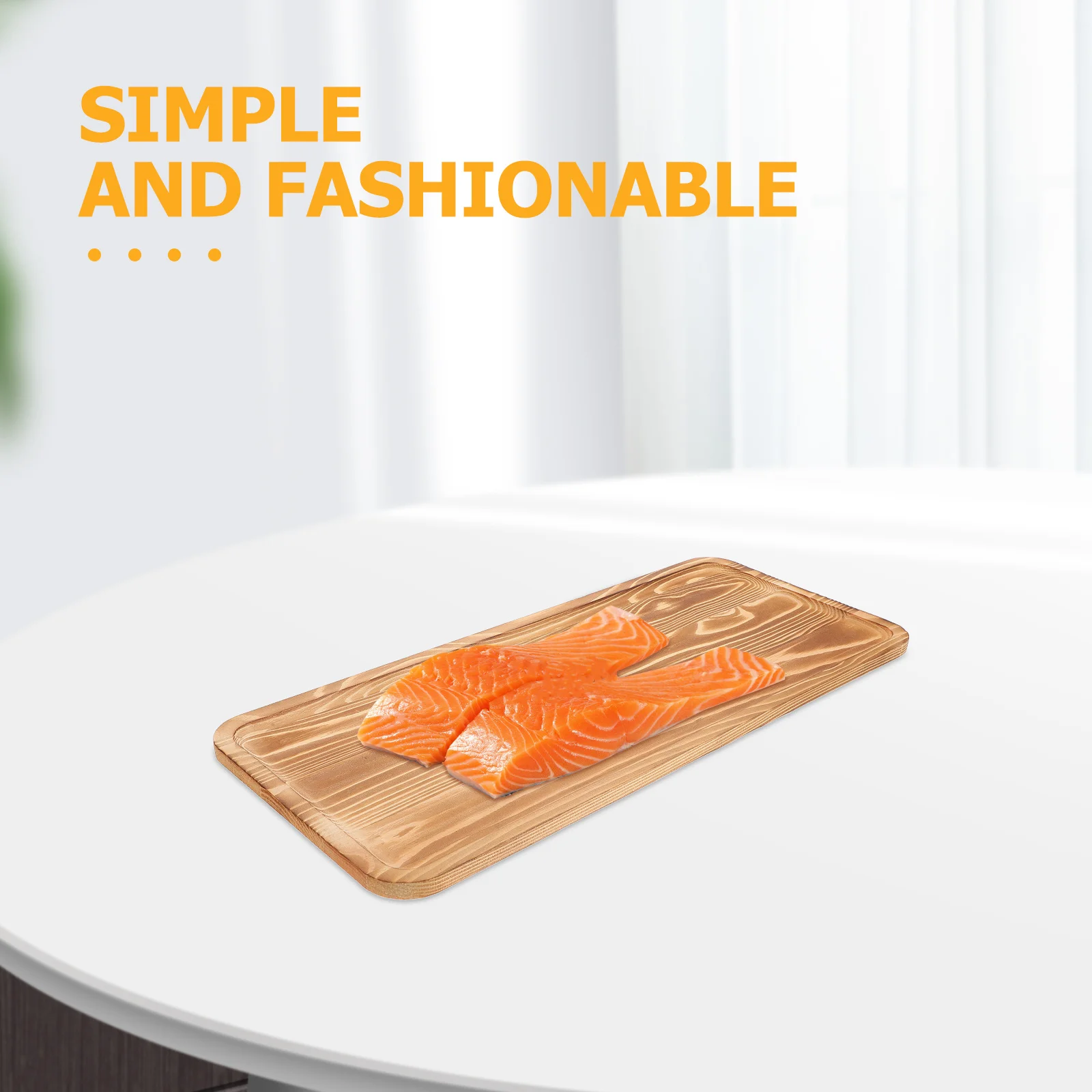 

Wooden Rectangle Vintage Style Coffee Snack Food Serving Tray For Home Kitchen Living Room Decor Storage Organizing Tray