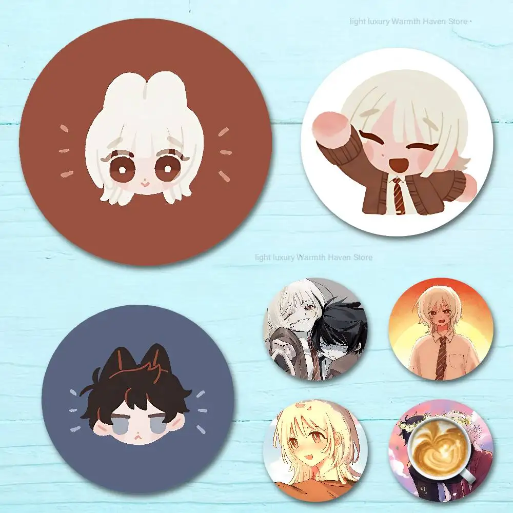 

Game S-Saihate S-Station Round Wooden Coasters For Cute Design Suitable for Drinks Tea,Coffee Home Perfect Gift