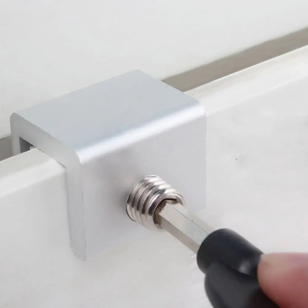 مقيد قابل للتعديل مضاد للسرقة قفل خزانة نافذة قفل سبائك الألومنيوم حماية الطفل #2